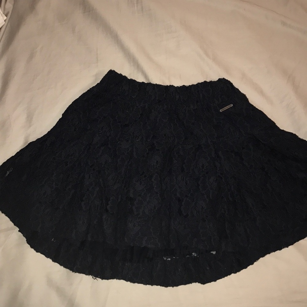 Navy Lace Abercrombie Skirt